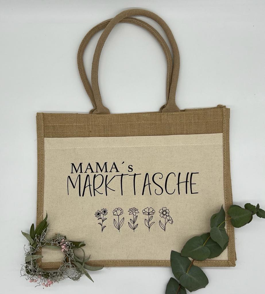 Jutetasche | Markttasche | personalisiert