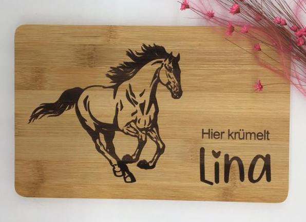 Frühstücksbrett | Pferd | personalisiert