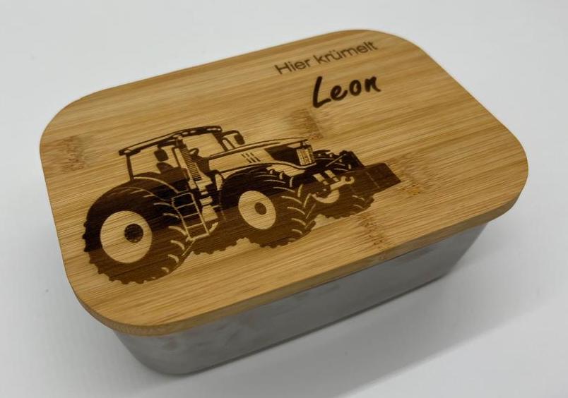 Brotdose | Trecker | personalisiert