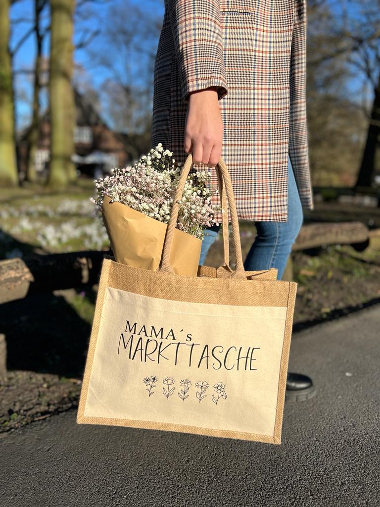 Jutetasche | Markttasche | personalisiert